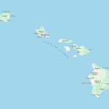 Hawaiian Islands (Google Maps)